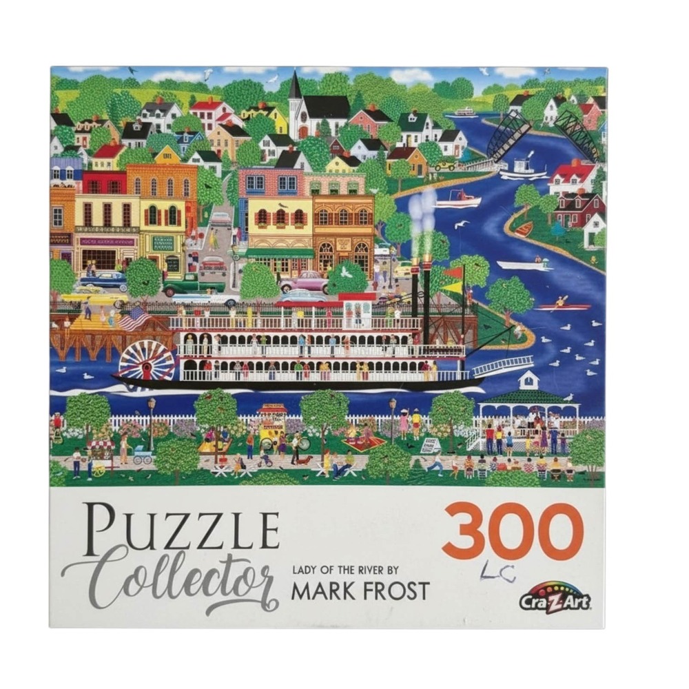 CrazArt Lady Of The River 300 Pieces Puzzle Complete